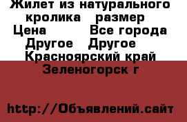 Жилет из натурального кролика,44размер › Цена ­ 500 - Все города Другое » Другое   . Красноярский край,Зеленогорск г.